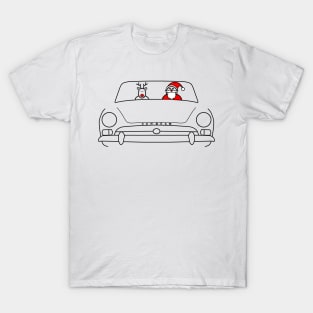 Sunbeam Alpine classic British sports car Christmas special edition T-Shirt